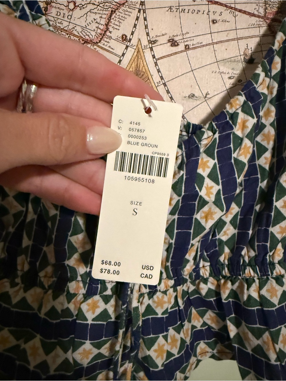 Celadine Linen Blend Ruffle Crop Top - Picture 8 of 8